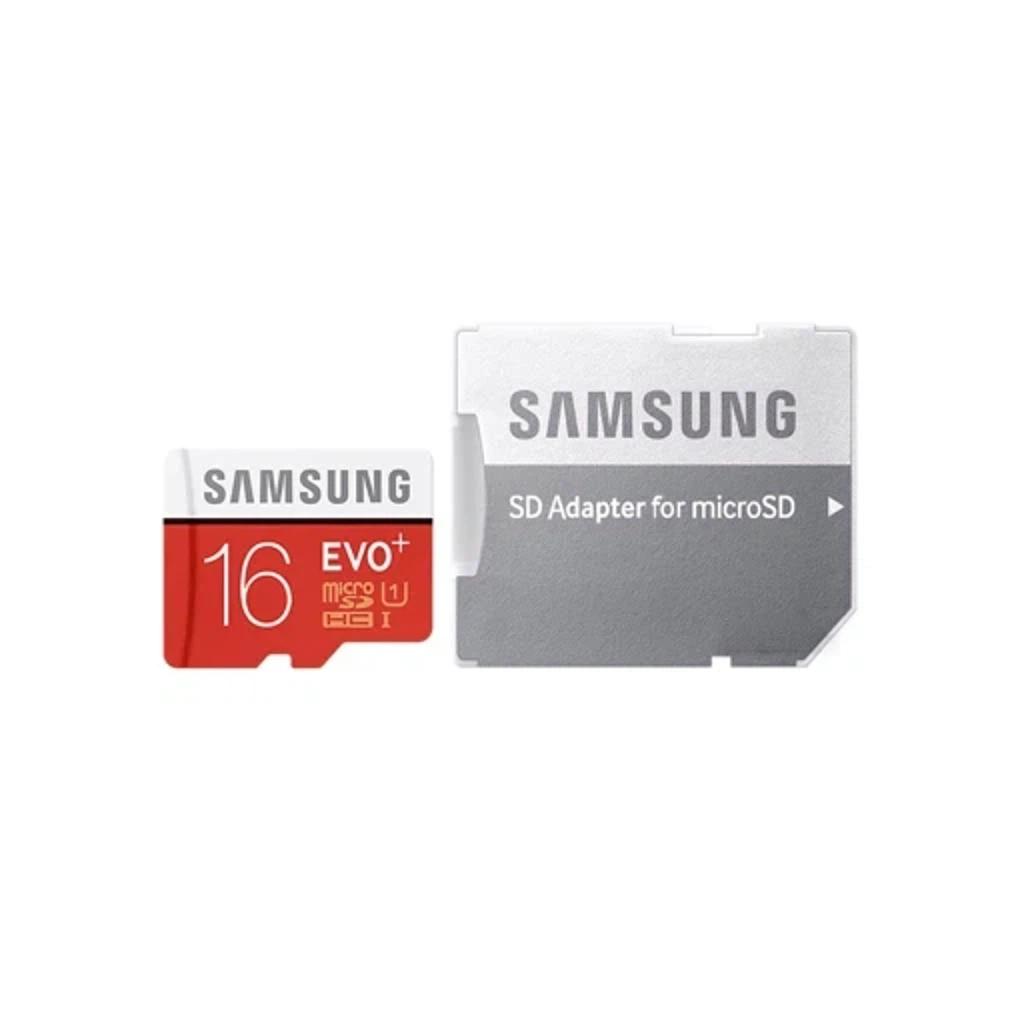 Карта памяти Samsung EVO Plus microSDXC 16GB + адаптер